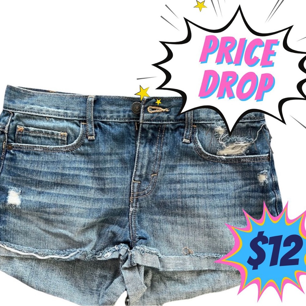 🚨 Abercrombie & Fitch Denim Jean Shorts size 4/27